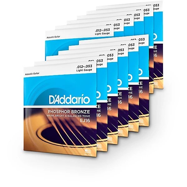 D’Addario EJ16 Phosphor Bronze (.012–.053) - Image 2