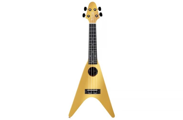 Ukulele Metal gold
