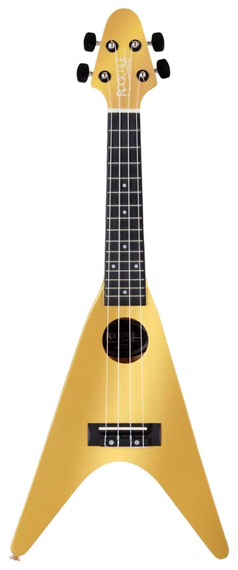 Ukulele Metal gold thumbnail 2
