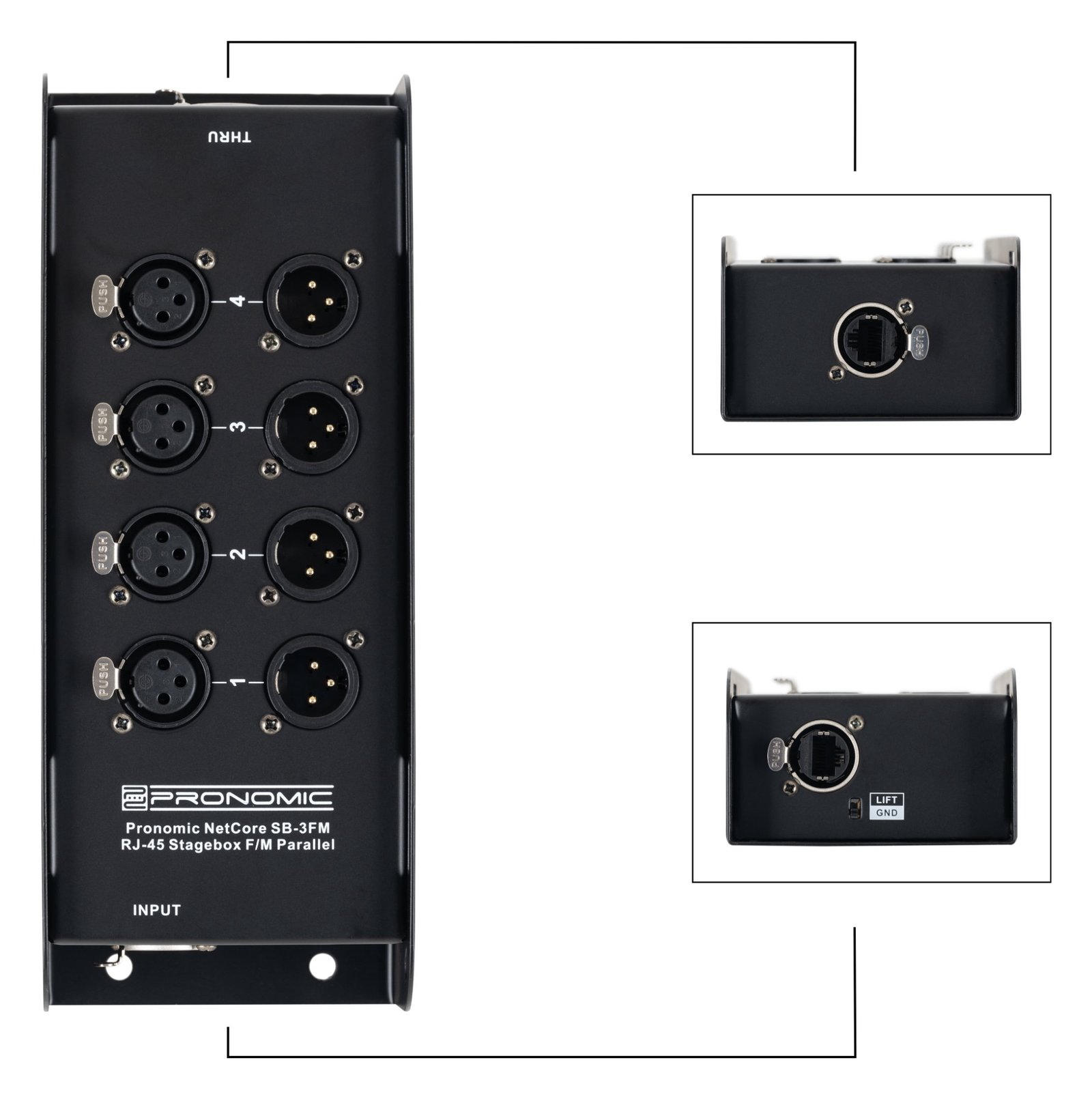 Pronomic NetCore SB-3FM Multicore-Stagebox F/M Parallel 🎛️ - Image 2