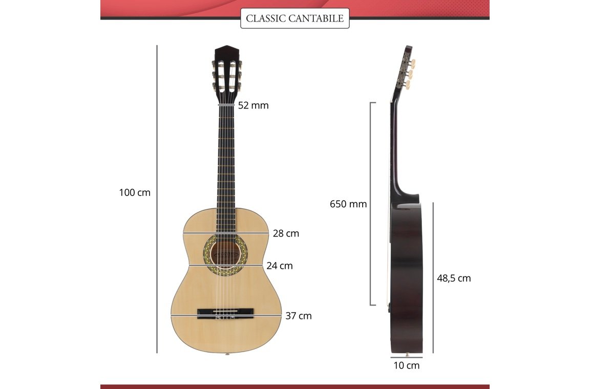 Kitare klasike cantabile as851 4/4 - Image 3