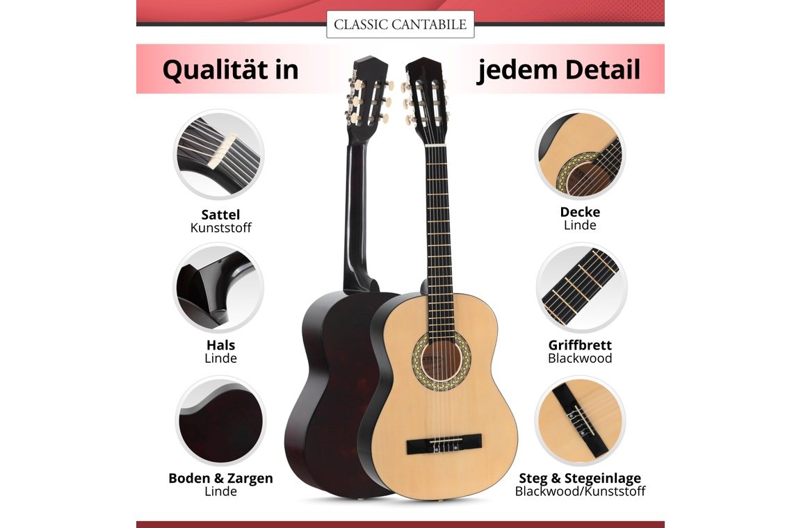 Kitare klasike cantabile as851 4/4 - Image 4